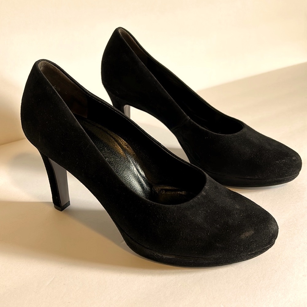 Paul Green Black Suede Pump